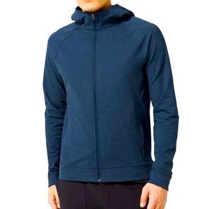 LULULEMON CITY SWEAT FULL ZIP HOODED SWEATSHIRT | SMALL | BLUE | LIKE NEW!!